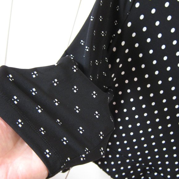 Chico's Black Polka Dot Top - Picture 2 of 4